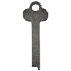 Flat Steel Key Blank 38mm